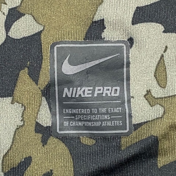 NIKE MEN pro shirt Camouflage Mission Dri-fit - Picture 5 of 5